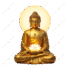 pngtree golden buddha of enlightenment png image 20838022